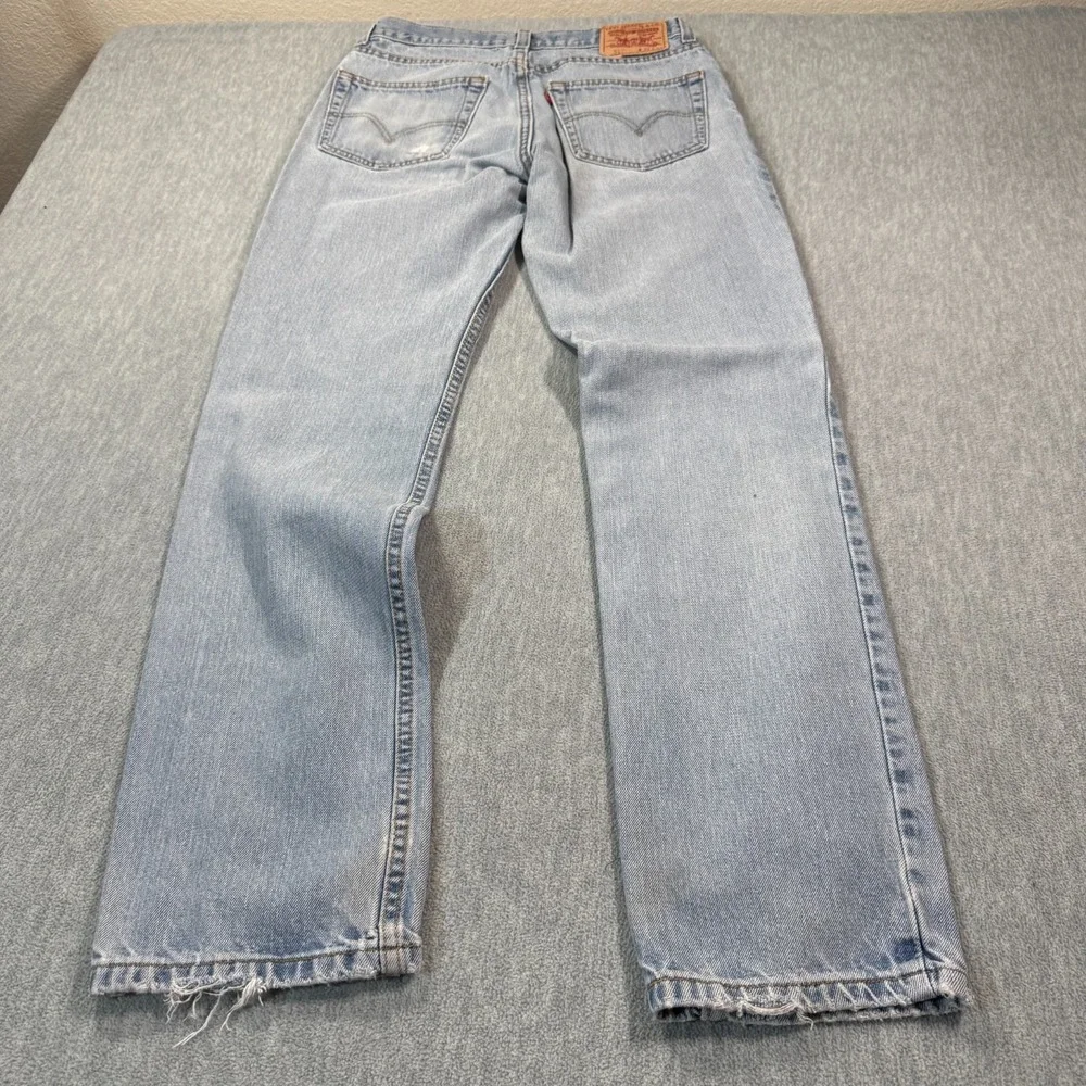 Levis 512 Jeans Mens 32x34 Blue‎ Slim Tapered Mid Rise Dark Wash Denim